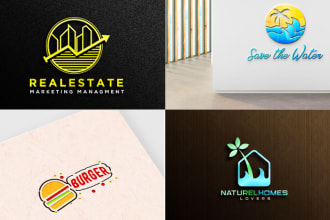 design creative logo with full brand identity and guideline