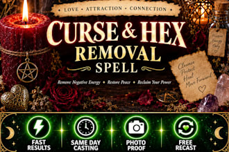 energy cleansing, hex removal  spiritual protection ritual
