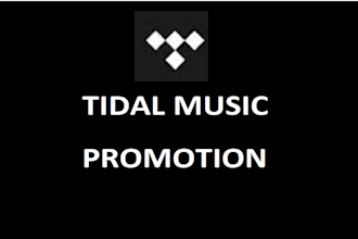 promote tidal music in an exclusive way