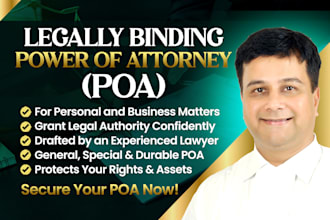 write legal power of attorney