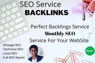 do provide complete monthly SEO service with quality backlinks