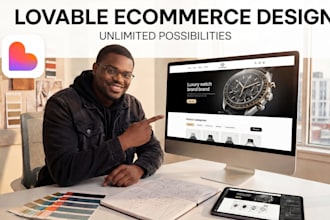 build a custom lovable ai ecommerce website or online store