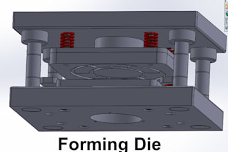 create perfect  3d mould, die and part for mould  design