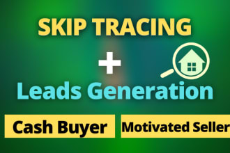 provide real estate leads with skip tracing by tloxp