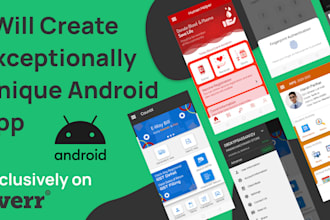 create an exceptionally unique android app in android studio