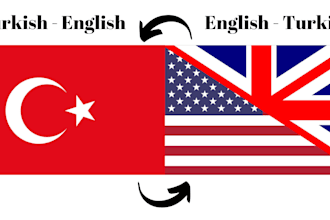 translate english to turkish and turkish to english