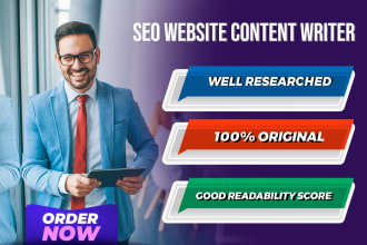 be your website content writer for captivating SEO copywriting