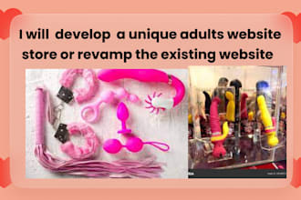 develop unique website for pleasure toys store with SEO and top winning products