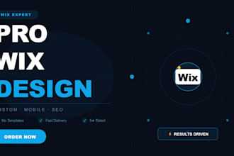 design or redesign a custom wix website or wix ecommerce store