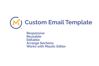 create a custom email template for mautic
