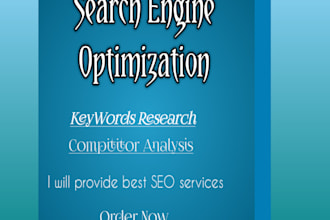 provide golden SEO keyword and competitor analysis