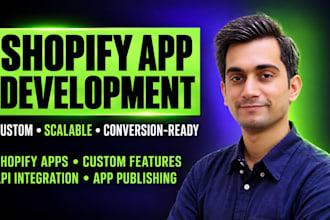 build your custom shopify app or integration