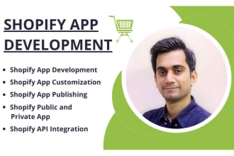 develop public and private shopify app
