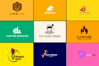 do modern minimalist professional logo design
