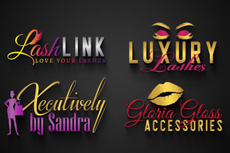 design classy glitter girly shiny feminine logo