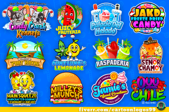 beautiful candy, sweets, ice, chamoy, snacks, food logo