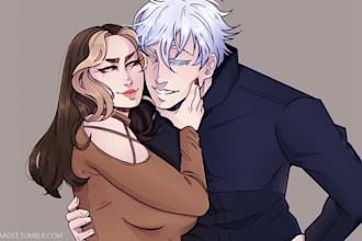 draw you with jujutsu kaisen character