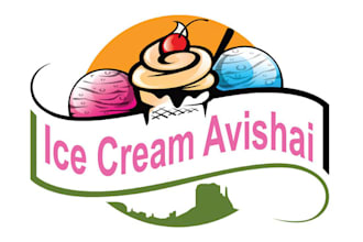create beautiful professional ice cream logo design