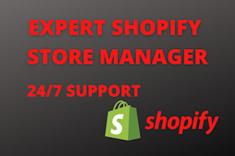 be your shopify manager