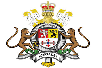 make eye catchy coat of arms crest heraldry logo design