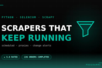build python web scrapers that run on schedule without breaking