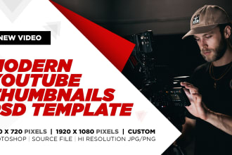 create youtube video thumbnail design