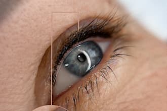 retouch pmu lash tattoo photos for social media