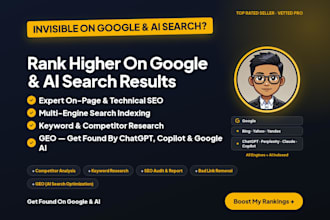help rank higher on google, expert onpage and technical SEO
