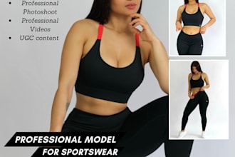 be your professional sportswear model for amazon