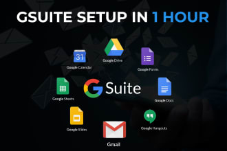 setup g suite, google workspace, gmail in 1 hour