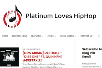 post your video on our popular hiphop music portal