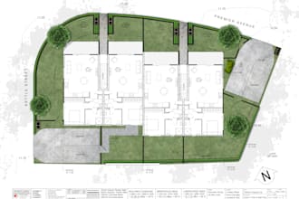 do architectural site plan and landscape layout drawings