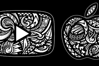 design a tribal pattern art logo