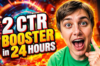 design CTR booster you tube thumbnail