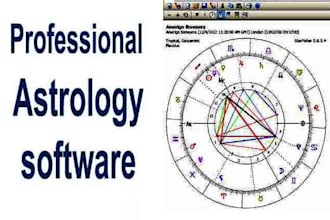 send you  birth chart astrology software