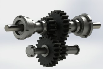 3d cad modeling, rendering and 2d mechanical drawings in solidworks