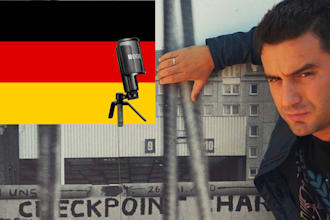 record any voice over in german