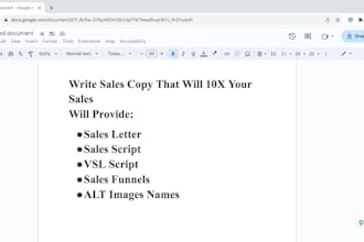 copywrite landing pages and emails that boost sales