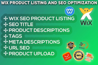 make perfect wix product listing for best sales