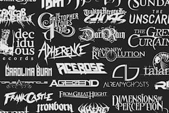 make an awesome logo for your band or website