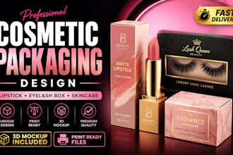 design luxury cosmetic packaging for beauty brands