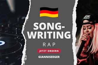 write your german rap song