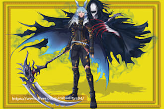 draw your final fantasy xiv character in my anime style