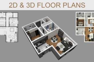design 2d and 3d floor plans
