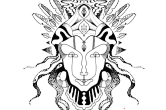 create stunning line art and dot work illustrations for any purposes
