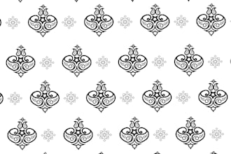 design hand  drawn vector seamless pattern