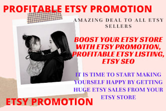 boost your etsy sales with etsy promotion, drive potent etsy traffic, etsy seo