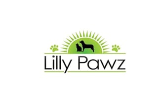 create a brand logo for pet supplement brand lilly pawz