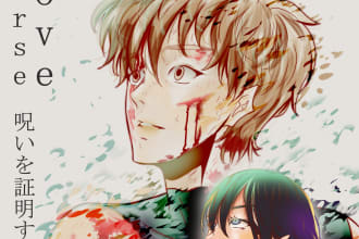 make manga novel and webtoon cover for you