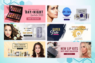 design professional website banner, header or shopify banner